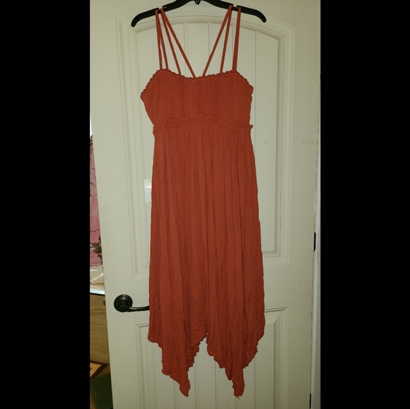 Joyfolie Miley dress in Persimmon - Picture 3 of 5